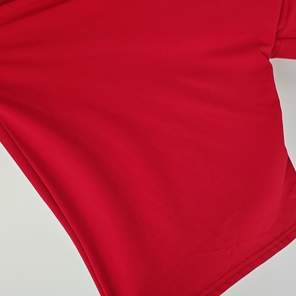 Express Vibrant Red TwistFront Vneck Maxi Dress wFront Slit Elegant Sexy Holiday - Picture 6 of 16